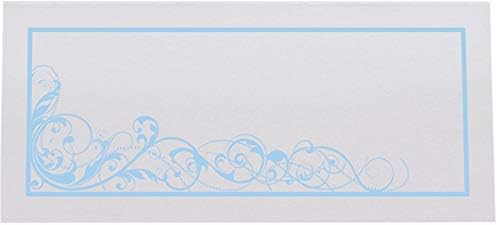 Scribble Vintage Swirl Printable Place Cards, Light Blue, Set of 150 (25 Sh - Image 5