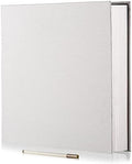 Large Photo Album Self Adhesive 4x6 8x10 10x12 13"x12.8" Magnetic Scrapbook Album 12.6"x11" Inch 40 Pages Linen Cover DIY Photo Album with A Metallic Pen and DIY Stickers(White) by HoneyTolly