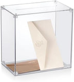 Clear Acrylic Wedding Card Box, DIY Large Card Box with Clear Assembly Parts, Party Cards Receiving for Birthdays, Graduation & Baby Shower Decorations, Easy for Traveling(10x10x6.18”) by MaiiTiproll