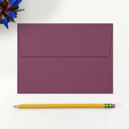 LUXPaper A7 Invitation Envelopes | Peel & Press | 5 1/4" x 7 1/4" | Vintage Plum | 80lb. Text | 1,000 Qty - Image 4