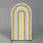 Sweet Honeycomb Arch Backdrop Cover Yellow Girls Baby Shower Arch Stand Spandex Fabric Cover Bees Birthday Party Parties Dessert Decorations Prop (3.3X6.5ft,2006) - Image 2