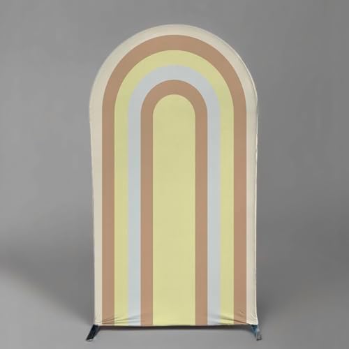 Sweet Honeycomb Arch Backdrop Cover Yellow Girls Baby Shower Arch Stand Spandex Fabric Cover Bees Birthday Party Parties Dessert Decorations Prop (3X5ft,2006) - Image 2