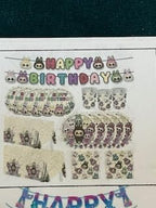 Cartoon Creatures Party Pack – Kawaii-Inspired Supplies for Birthday Magic by Unknown