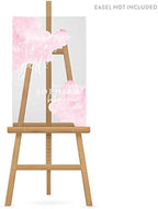 Andaz Press Custom Large Baby Shower Welcome Sign, 16" x 24", Watercolor Pink 'It's A Girl' Personalized Acrylic Welcome Sign for Sprinkle & Shower Decor - Image 3