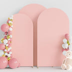Wokceer Arch Backdrop Cover Pale Pink Arch Covers Stretchy 7.2FT,6.6FT,6FT by Wokceer
