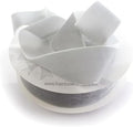 2" Velvet Ribbon Single Sided Soft Plush Luxury Craft Trim for Hair Bows Sewing Gift Wrapping Decorations Floral Arrangements and DIY Projects (Silver, 25 Yards) by HairBowCenter