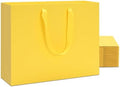YACEYACE Yellow Gift Bags Bulk, 20 Pack Yellow Gift Bags with Handles by YACEYACE
