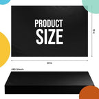 Party Solids Black Tissue Paper for Gift Bags 15" X 20" 480 Sheets - Image 2