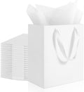Ethhqu 30 Pack Medium White Gift Bags with Handles & 30 Tissue Papers by Unknown