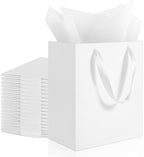 Ethhqu 30 Pack Medium White Gift Bags with Handles & 30 Tissue Papers by Unknown
