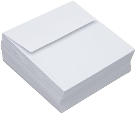 LUXPaper Square Invitation Envelopes | Peel & Press | 4" x 4" | Bright White | 70lb. Text | 500 Qty - Image 4