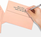 LUXPaper A7 Invitation Envelopes | Peel & Press | 5 1/4" x 7 1/4" | Blush Pink | 80lb. Text | 1,000 Qty - Image 6