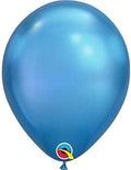 Qualatex 58278 Chrome - Blue Latex Balloons, 11", Blue, Pack of 25 by QualatexBalloons