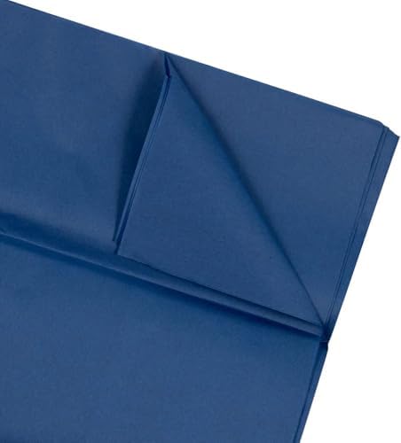 JAM Paper Tissue Paper - Navy Blue - 100 Sheets/Pack - Image 3