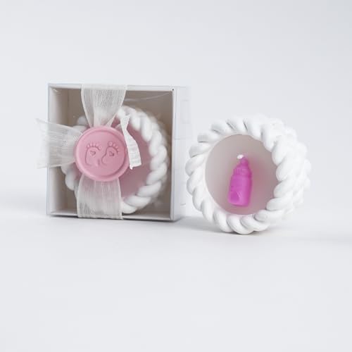 Baby Shower Decorations for Girl - 8 Pack Baby Girl Shower Candle Favors Baby Girl Birthday Candle Girl Baby Shower Decorations - Image 3