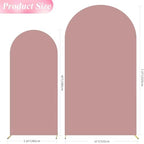Wokceer Arch Backdrop Cover 7.2FT, 6FT Light Rose Arch Cover Stretchy - Image 2