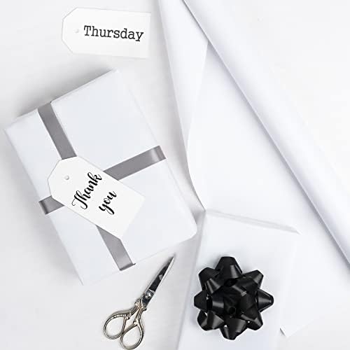 RUSPEPA White Wrapping Paper Solid Color for Wedding, Birthday, Shower, Congrats, and Holiday - 30 inches x 100feet - Image 4