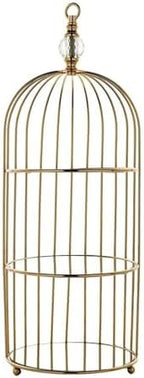 Efavormart 22" - 3 Tier Crystal Mirror Top Gold Metal Bird Cage Cupcake Cake Stand, Dessert Display for Wedding, Party, Birthday, Baby Shower Celebrations, Home Decorations - Image 7