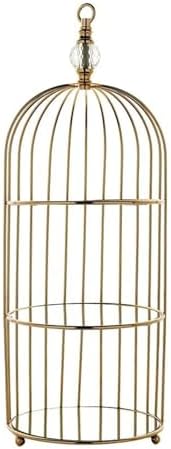 Efavormart 22" - 3 Tier Crystal Mirror Top Gold Metal Bird Cage Cupcake Cake Stand, Dessert Display for Wedding, Party, Birthday, Baby Shower Celebrations, Home Decorations - Image 7
