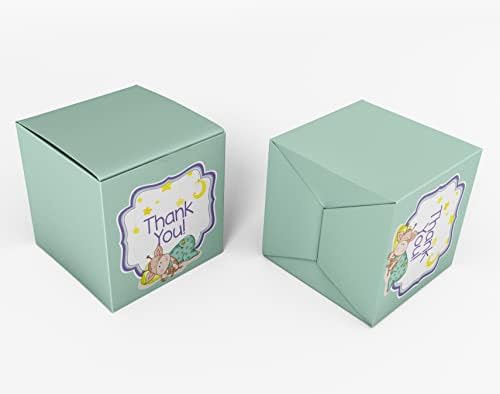 Paper Box - Mini Favor Box For Baby Shower 4x4x4 Inches Paper Gift Boxes, Candy Paper Box For Party Favors, Baby Shower Giraffe,Boy/Girl Theme- Pack Of 20 - Image 2