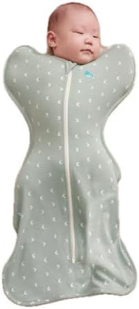 Love to Dream Swaddle Up, Baby Sleep Sack | 1.0 TOG, 13-19 lbs, Olive Moon by LoveToDream