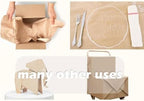 PerkHomy 24" x 2,400" (200') Light Blue Kraft Paper Roll for Craft Bulletin Board Paper Art Table Covering Crafting Gift Wrapping Bouquet Packing Parcel 80GSM 55LB (Light Blue, 24" x 200') - Image 5