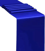 50 Pack Royal Blue Chair Sashes Bows Satin Wedding Chair Ribbons 7x108 Inch - Image 4