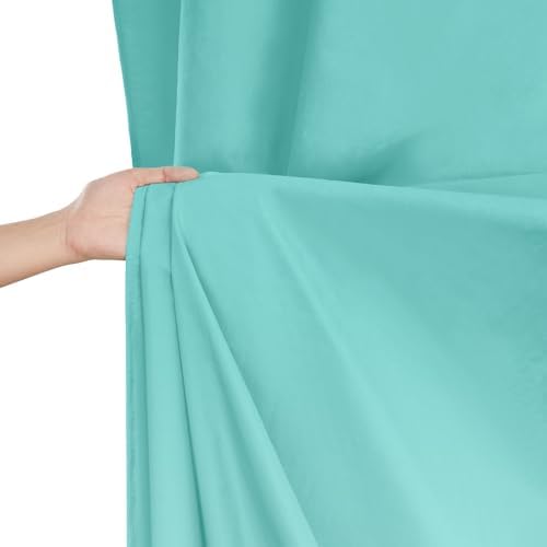 Turquoise Backdrop Curtains 30ftx8ft Mermaid Polyester Photo Drapes - Image 4