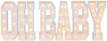 OH BABY Marquee Light-Up Letters, oh baby lettersg ender reveal decorations gender reveal decorations oh baby sign big letters (3FTOHBABY+Blue Pink Balloon) by Unknown