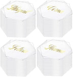 50 Pcs Clear Acrylic Place Cards for Wedding Seating, Table Name Tags DIY Decor by Unknown