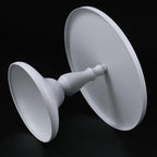 12 Pcs Cupcake Stand White Dessert Table Display Set 2Pcs 3 Tier Plastic Cake Stand Holder 6Pcs Dessert Serving Tray 3pcs Dim Sum Clip 1Pc Iron Cake Stand for Tea Party Wedding Baby Shower (White) - Image 4
