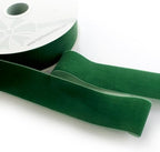 2" Velvet Ribbon Single Sided Soft Plush Luxury Craft Trim for Hair Bows Sewing Gift Wrapping Decorations Floral Arrangements and DIY Projects (Forest Green, 25 Yards) - Image 3