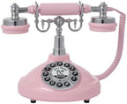 Audio Guest Book Wedding Phone,Audio Guestbook Phone Vintage Style Audio Message Voicemail for Graduation Retirement Party Birthdays Baby Shower Special Occasions (Pink) by Unknown