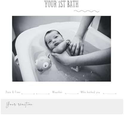 Joss & Lac Design Gender Neutral | Minimalist Keepsake Memory Book Photo Album for Baby Boy or Girl First 5 Years – A Milestone Book to Record Every Event from Birth to Age 5 (Sky Star) - Image 5