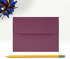 LUXPaper A2 Invitation Envelopes | Peel & Press | 4 3/8" x 5 3/4" | Vintage Plum | 80lb. Text | 1,000 Qty - Image 4