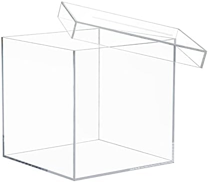 OnDisplay Luxe Acrylic Wedding Card Box with Lid - 10in Reception Money Box - Image 7