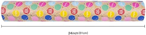RUSPEPA Kraft Wrapping Paper Roll - Balloon Pattern - 24 Inches x 100 Feet - Image 5