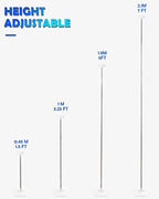 TekXYZ Telescoping Balloon Stand Set of 4, 1.5-7FT Adjustable Height - Image 5