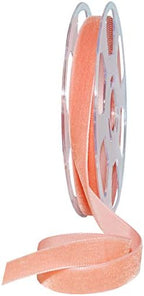 Morex Swiss Velvet Ribbon, Nylon, 5/8 inch by 11 Yards, Coral by MorexRibbon