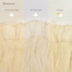 12 Pack Cheesecloth Table Runner 35 x 120 inch Long Boho Cheese Cloth Gauze Table Runners Cream Semi Sheer Table Runner for Wedding Decor, Bridal Shower, Birthday Party (Ivory) - Image 5