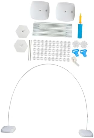 Balloon Arch Kit with Fiber Rods, Water Bags, White Plastic - Image 7