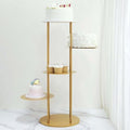 Efavormart 2 Sets of Large Metallic Gold Bird Cage Wedding Centerpiece Table Party Decor All Occasions - 9",13" Tall by efavormart