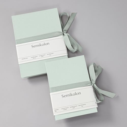 Semikolon - Leporello Grande Photo Album with Black Pages for Photos 5" x 7", Moss - Image 6
