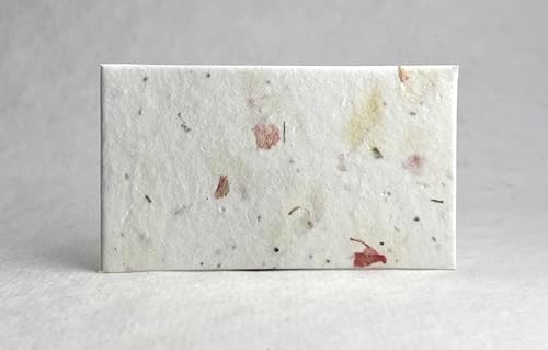 Wildflower Seed Paper Panel Card - Place/Name/Gift - 3.5" x 2" - Set of 48 (17s Pink Recycled) - Image 2