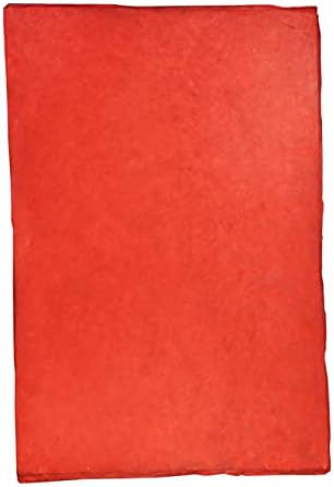 Kathmandu Valley Co. Handmade Lokta Decorative Wrapping Paper, Red - Image 2