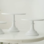 3-Set Cake Stands, White Dessert Display Plate Cupcake Stands for Baby Shower Wedding Birthday Party Celebration Home Decor - Image 7