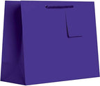 Jillson Roberts Solid Color Matte Gift Bag & Tissue Assortment, Gift Wrapping Supplies Multi-colored Dark, Large-6 Count - Image 2