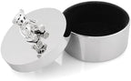 Teddy Bear Silver Plated First Curl & Tooth Keepsake Box by KRYSALIIS
