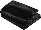 SiinvdaBZX 24 Pcs Black Satin Table Runner 12 x 108 inches Long - Image 7