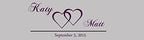 100 Modern Hearts Grey Background w Eggplant Lettering Wedding Anniversary Engagement Party Water Bottle Labels Birthday Party Easy to Use Self Stick Labels by DesignThatSign